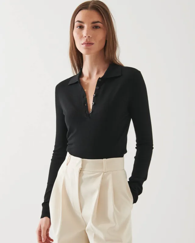 Long Sleeve Classic Polo sold by TNT Fashion