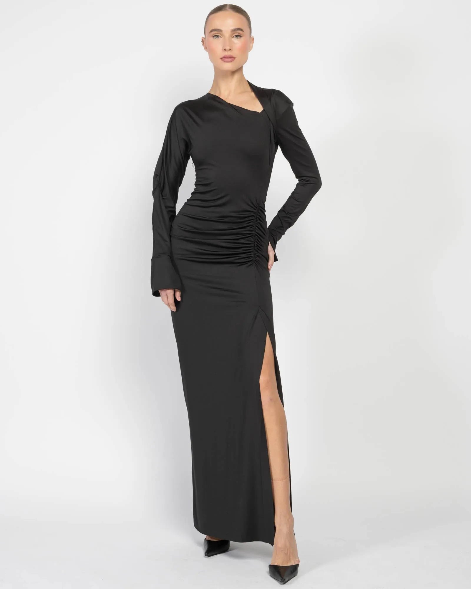 Long Sleeved Gown sold by TNT Fashion