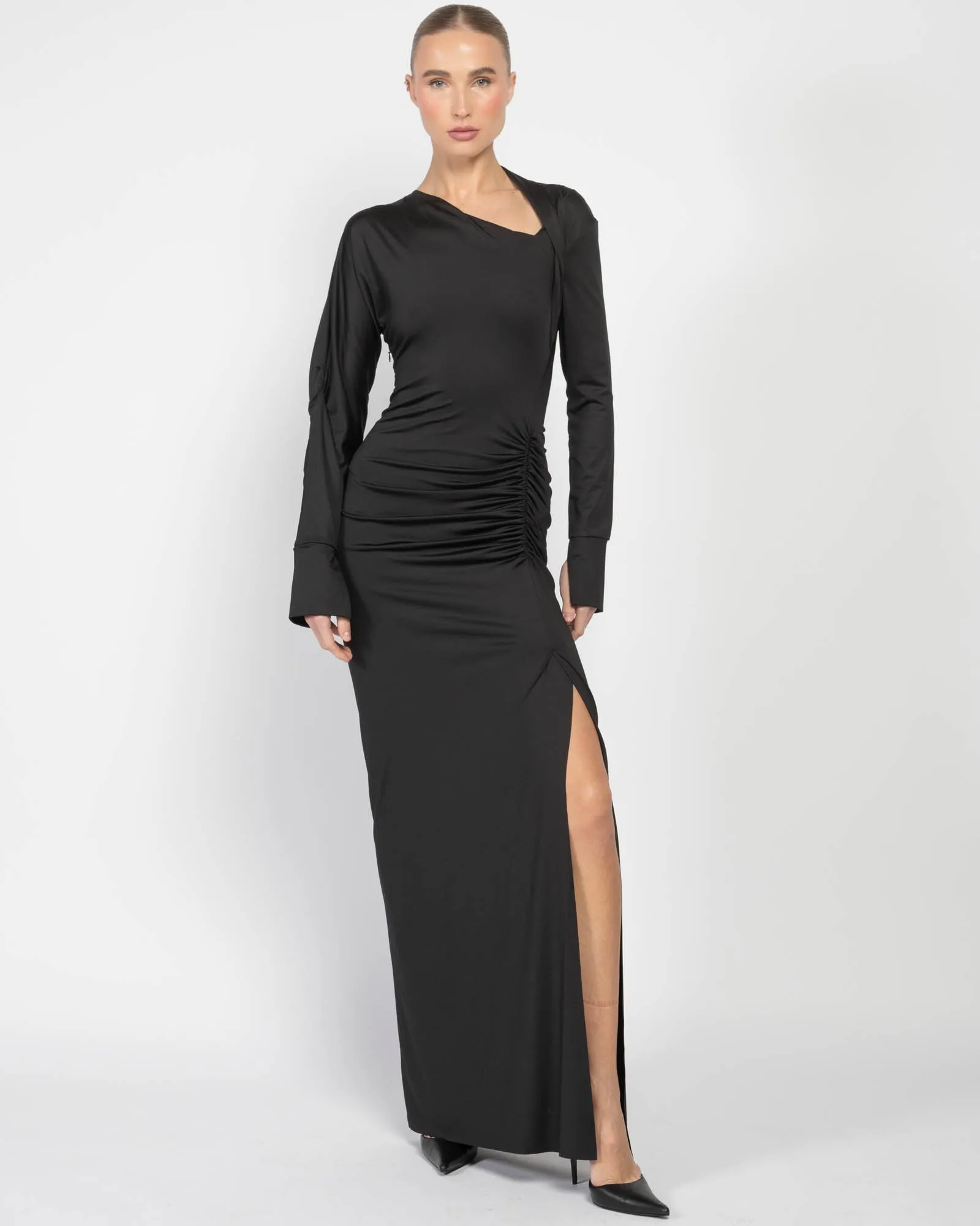 Long Sleeved Gown sold by TNT Fashion product image thumbnail 3