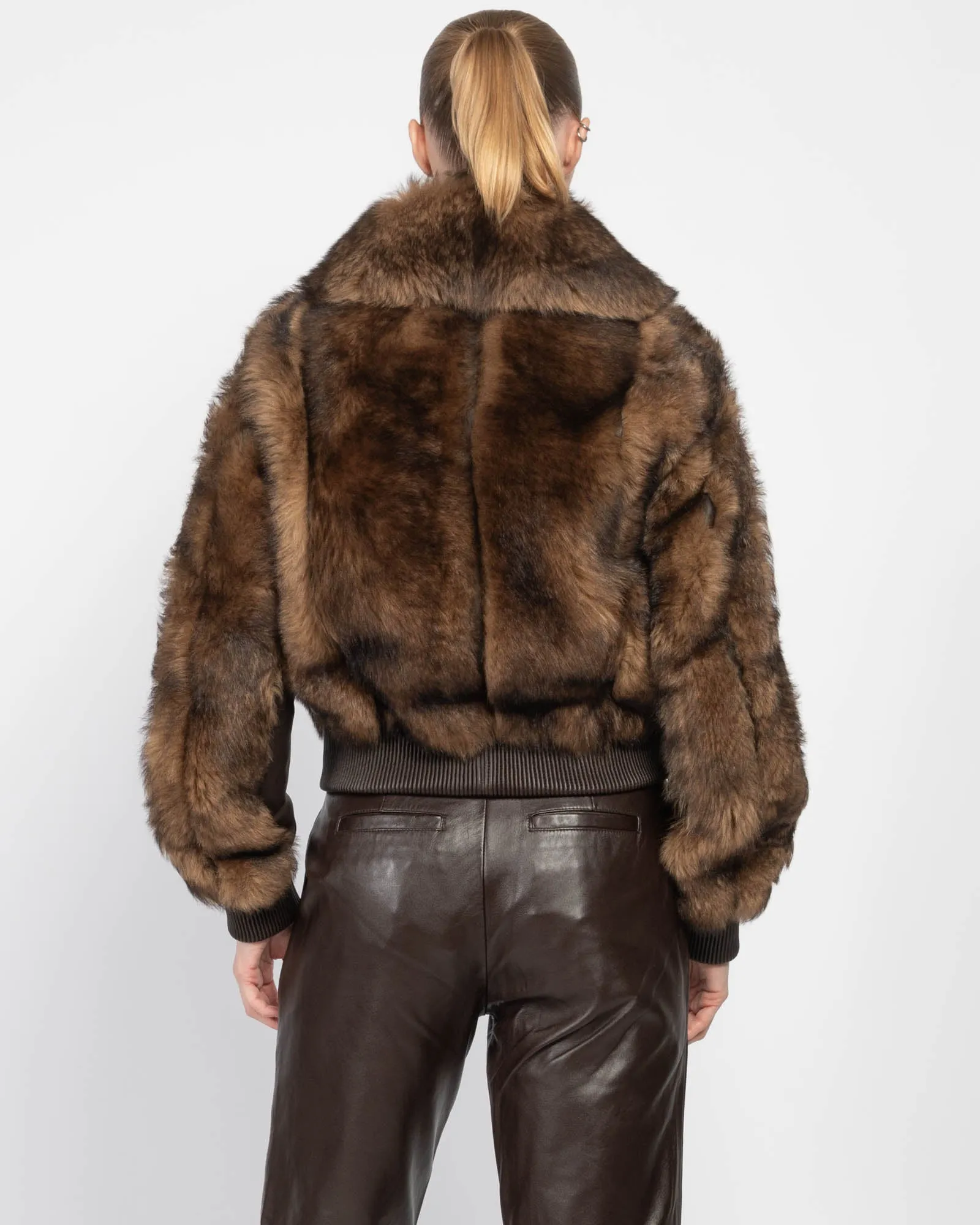 Illustration Shearling Jacket sold by TNT Fashion product image thumbnail 3
