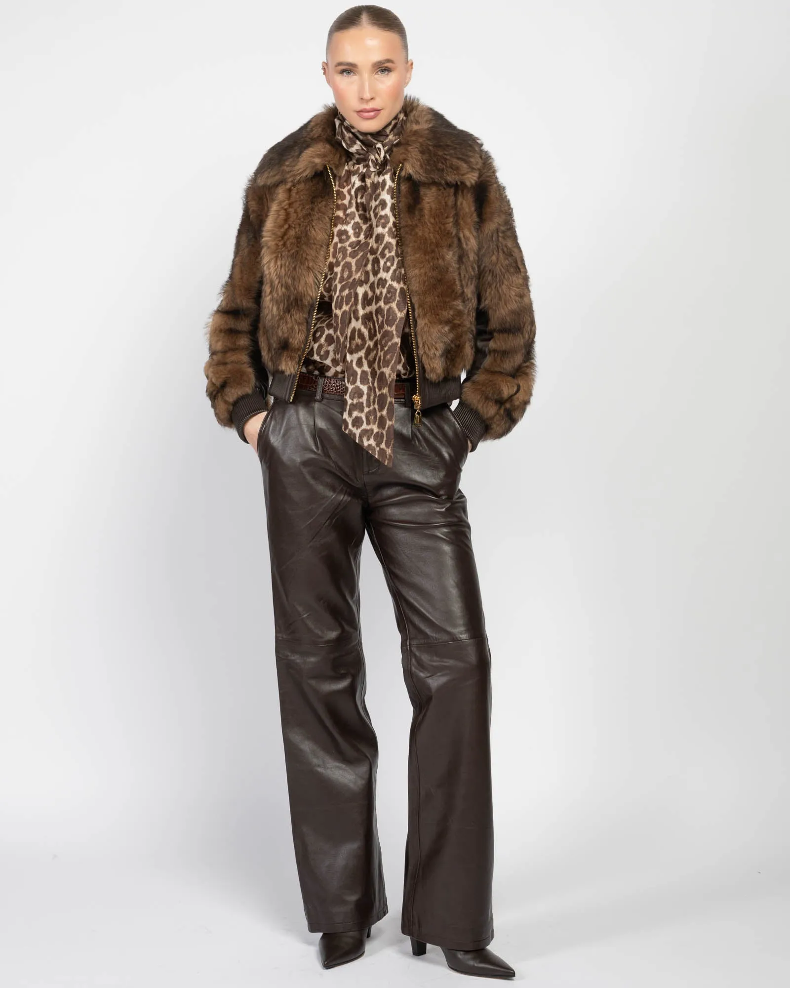 Illustration Shearling Jacket sold by TNT Fashion product image thumbnail 2