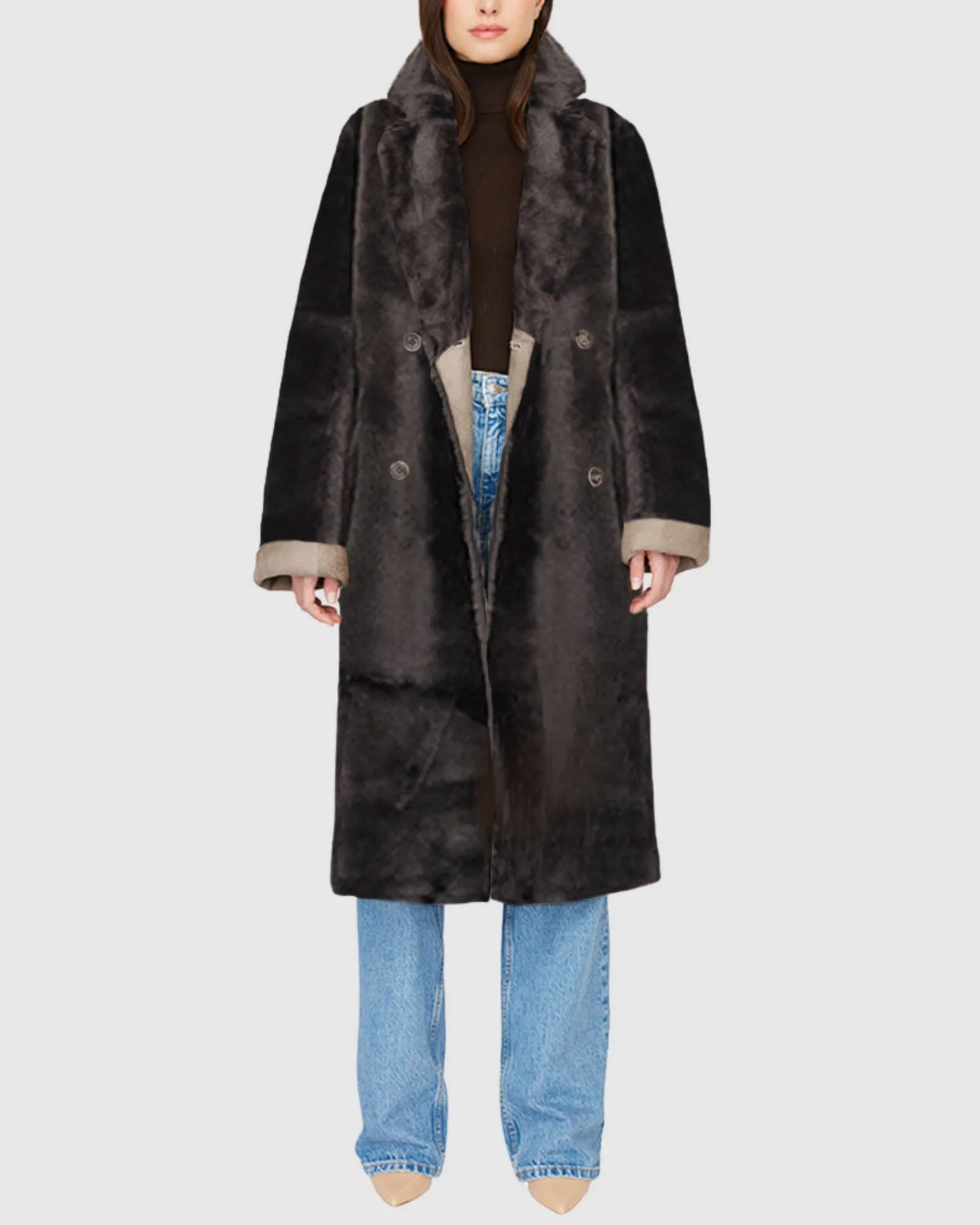 Elle Shearling Coat sold by TNT Fashion product image thumbnail 3