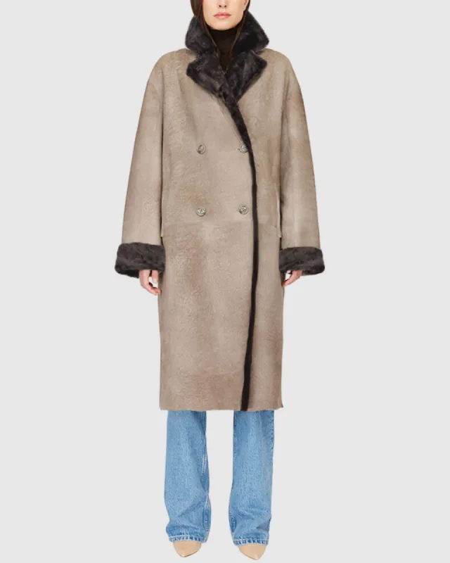 Elle Shearling Coat sold by TNT Fashion