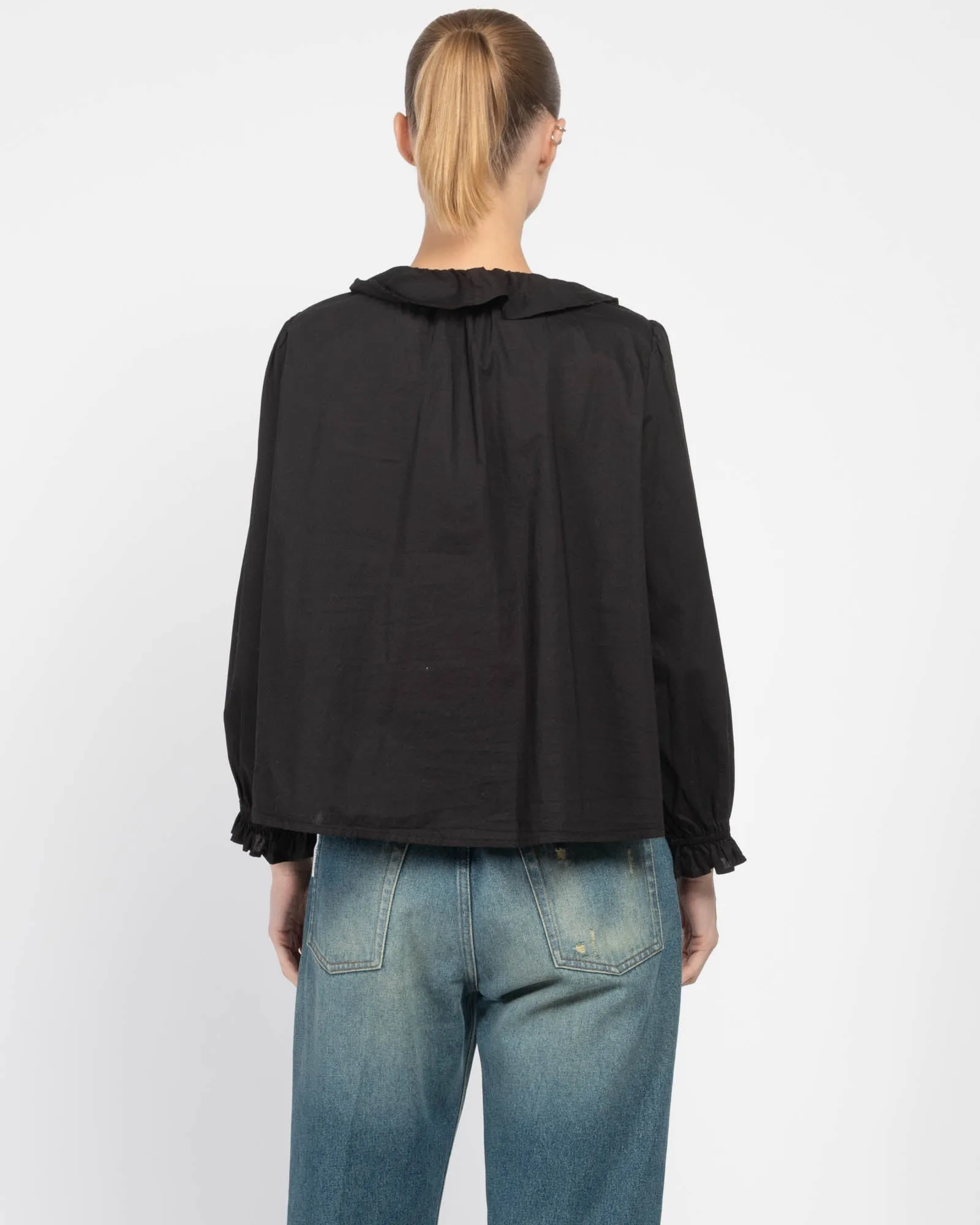 Poplin Collar Top sold by TNT Fashion product image thumbnail 3