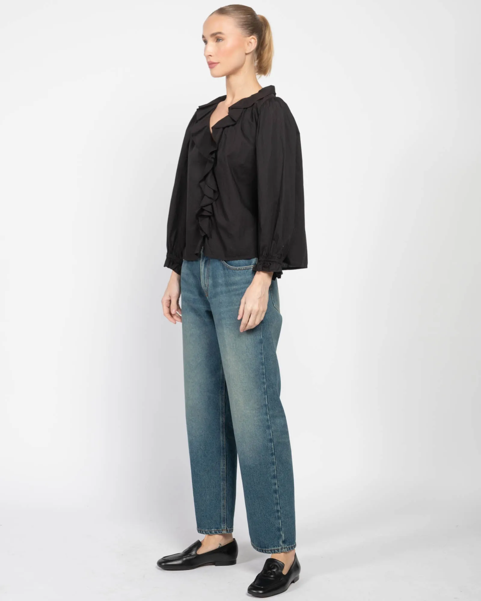 Poplin Collar Top sold by TNT Fashion product image thumbnail 4