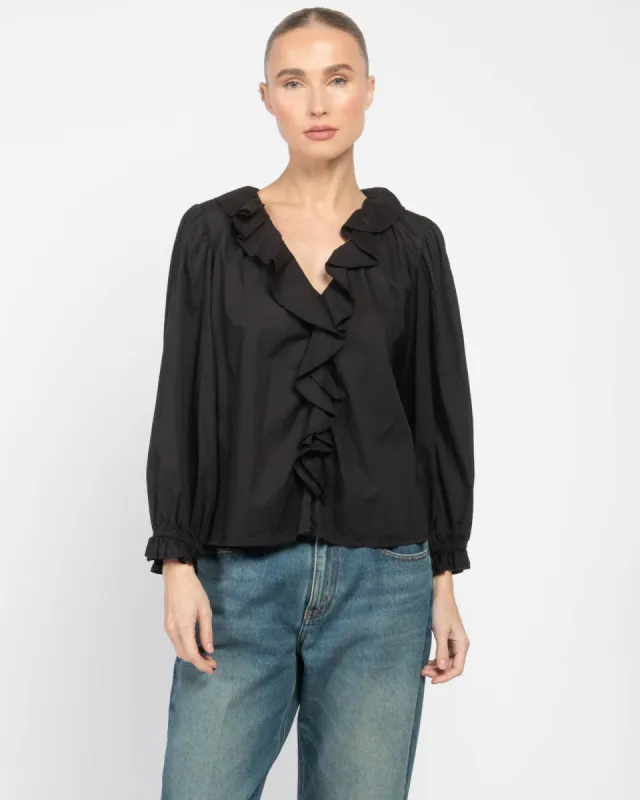 Poplin Collar Top sold by TNT Fashion