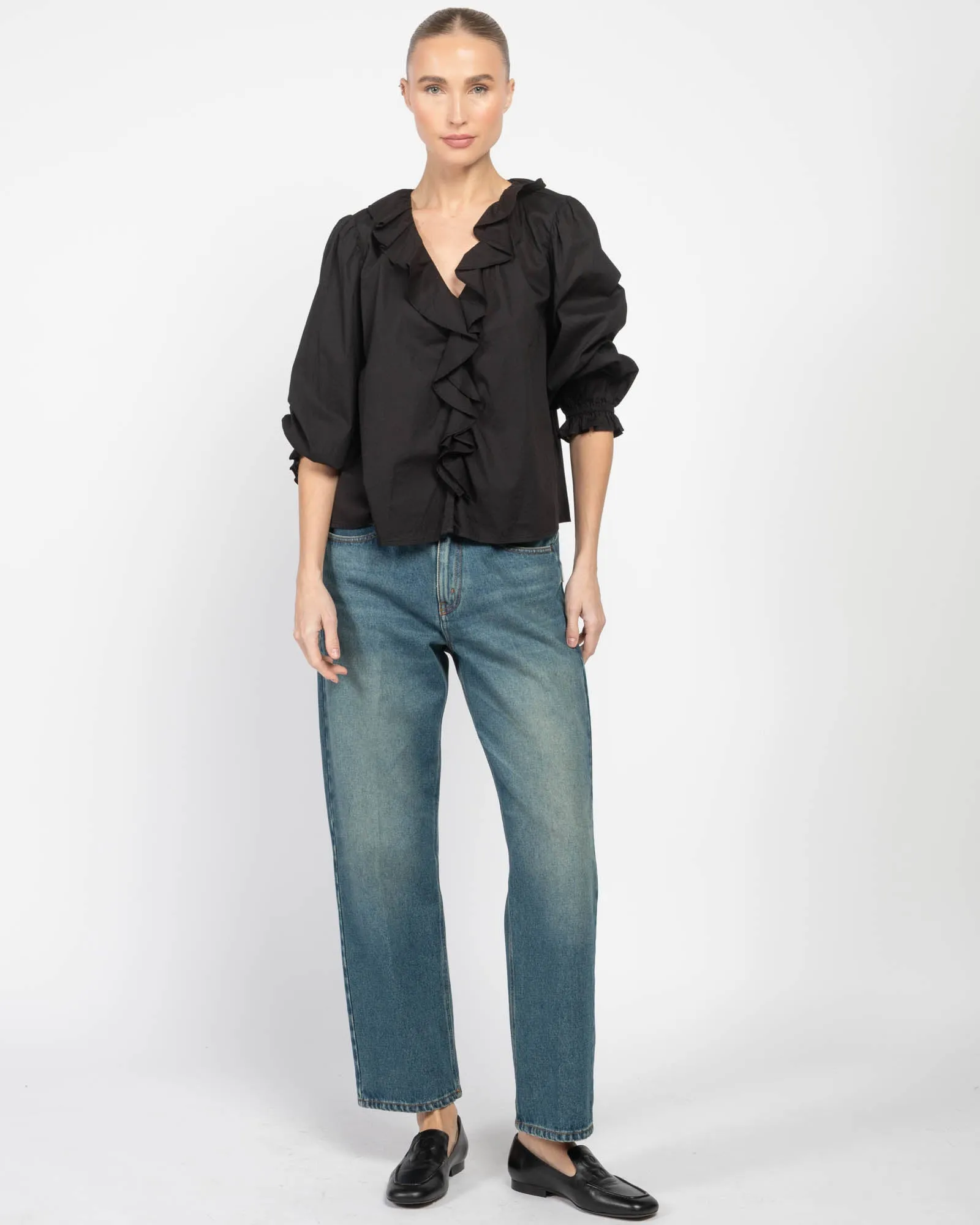 Poplin Collar Top sold by TNT Fashion product image thumbnail 2