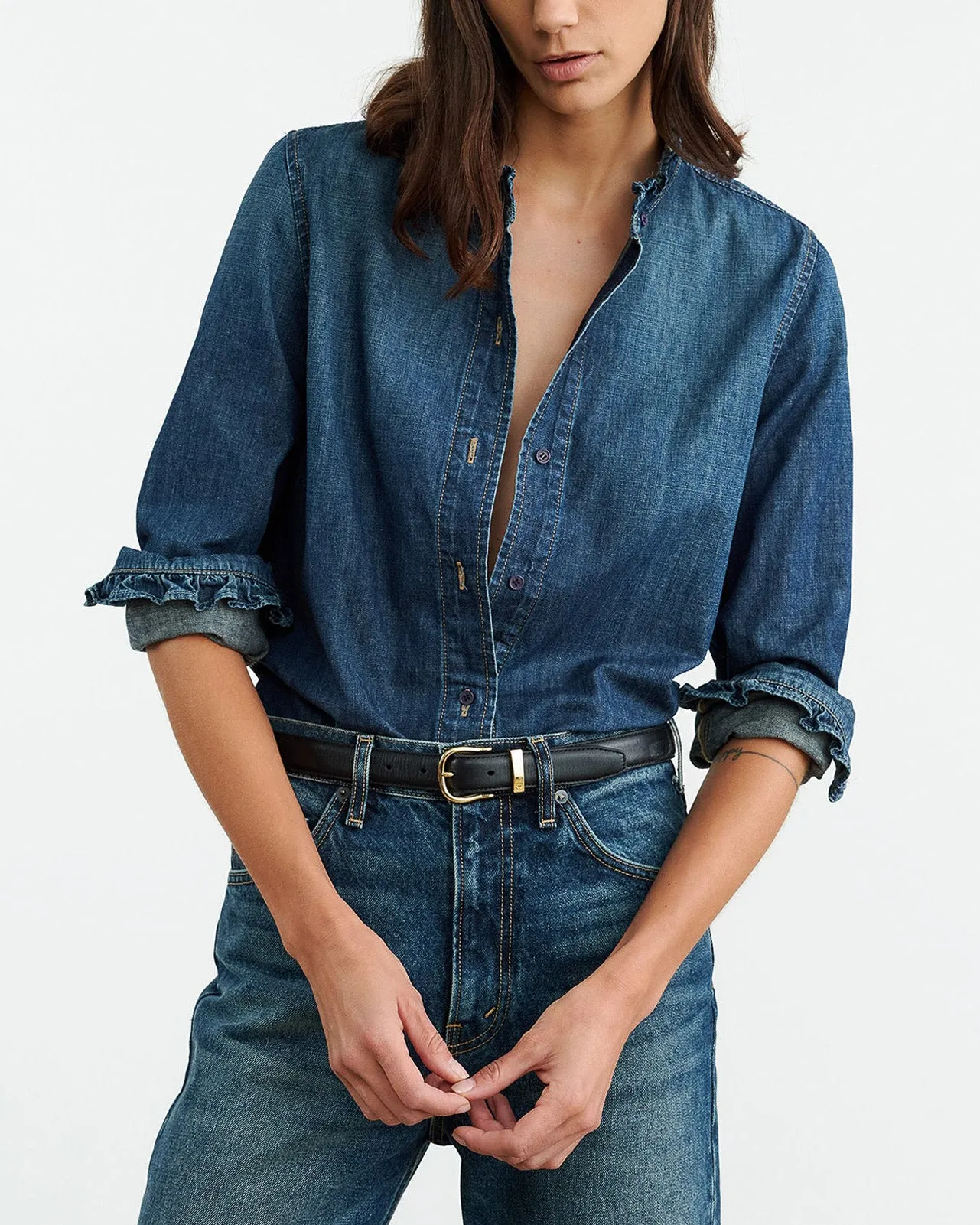 Lydia Denim Shirt sold by TNT Fashion
