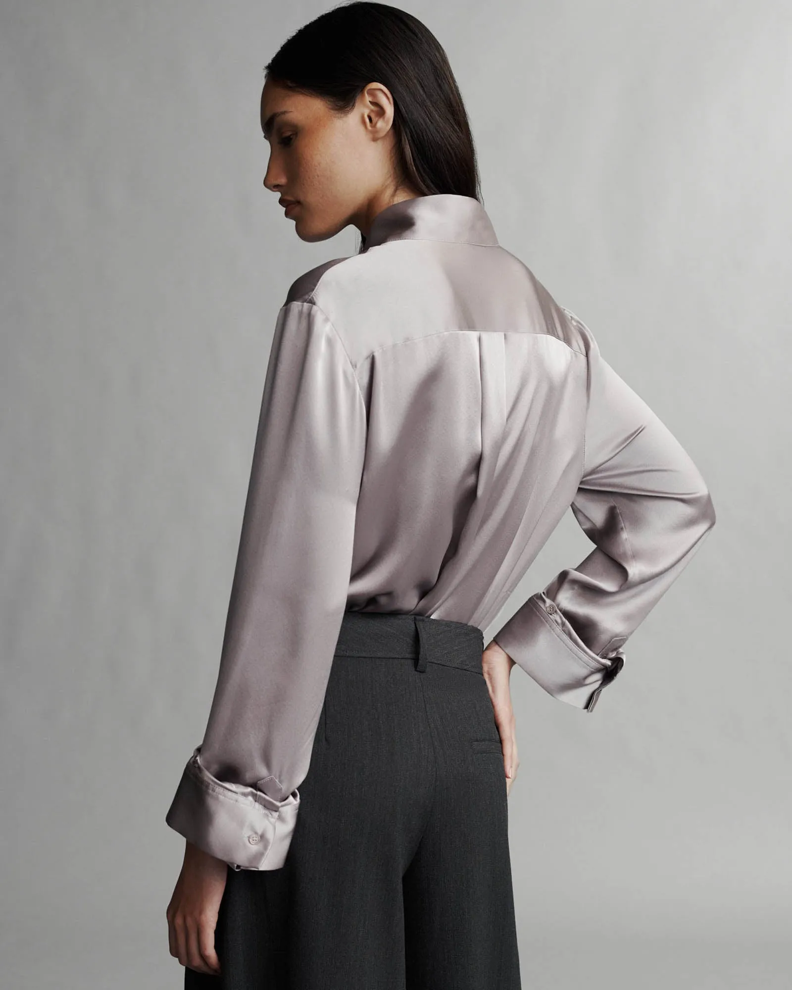 Boyfriend Tie Shirt sold by TNT Fashion product image thumbnail 3