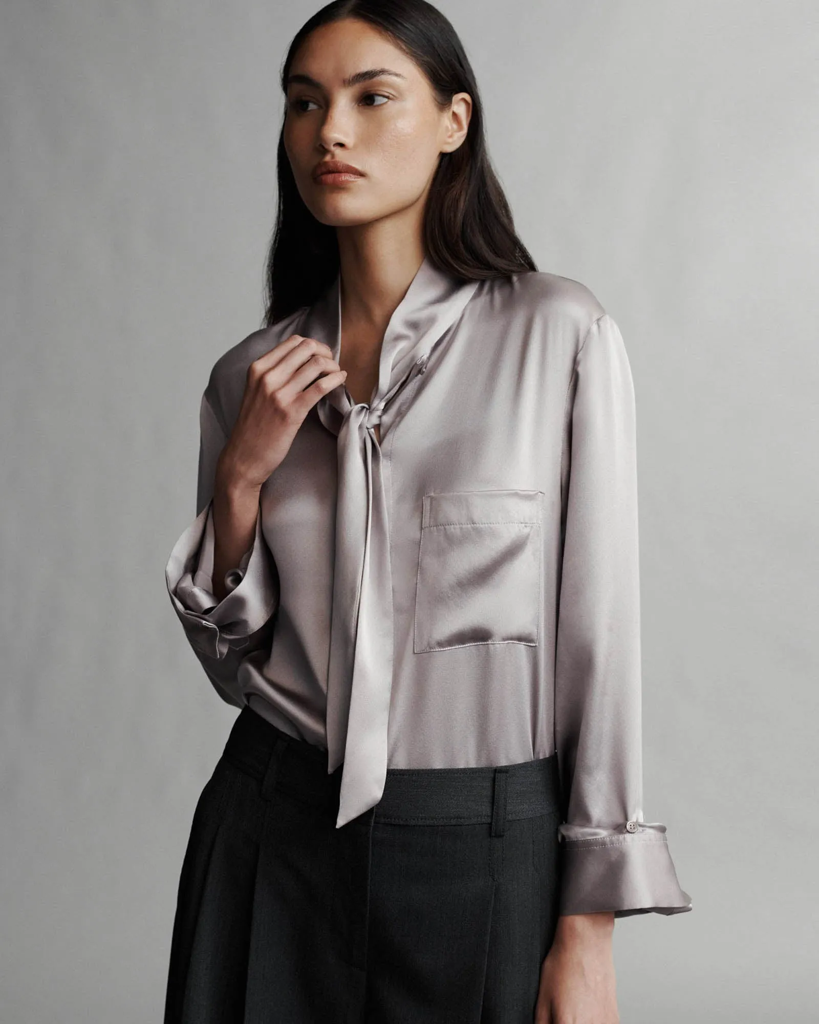 Boyfriend Tie Shirt sold by TNT Fashion