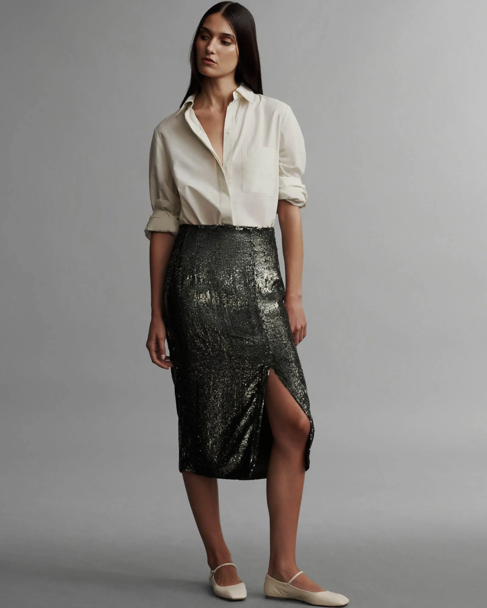 Fishscale Ladylike Skirt sold by TNT Fashion product image thumbnail 2