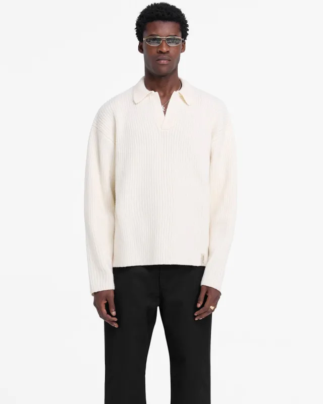 Textured Knit Polo sold by TNT Fashion