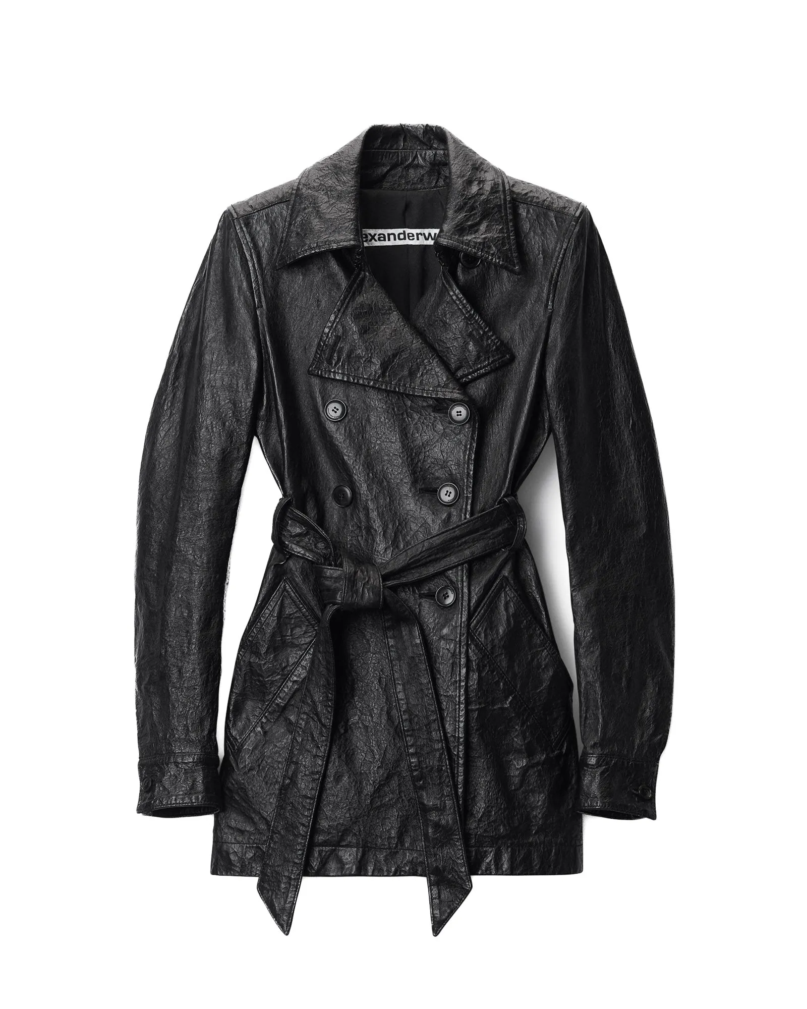 Leather Trench sold by TNT Fashion