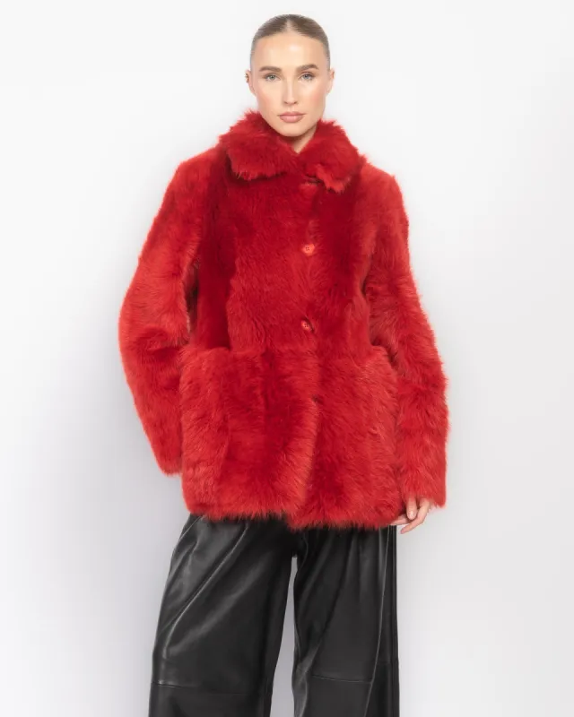 Milky Way Shearling Coat sold by TNT Fashion