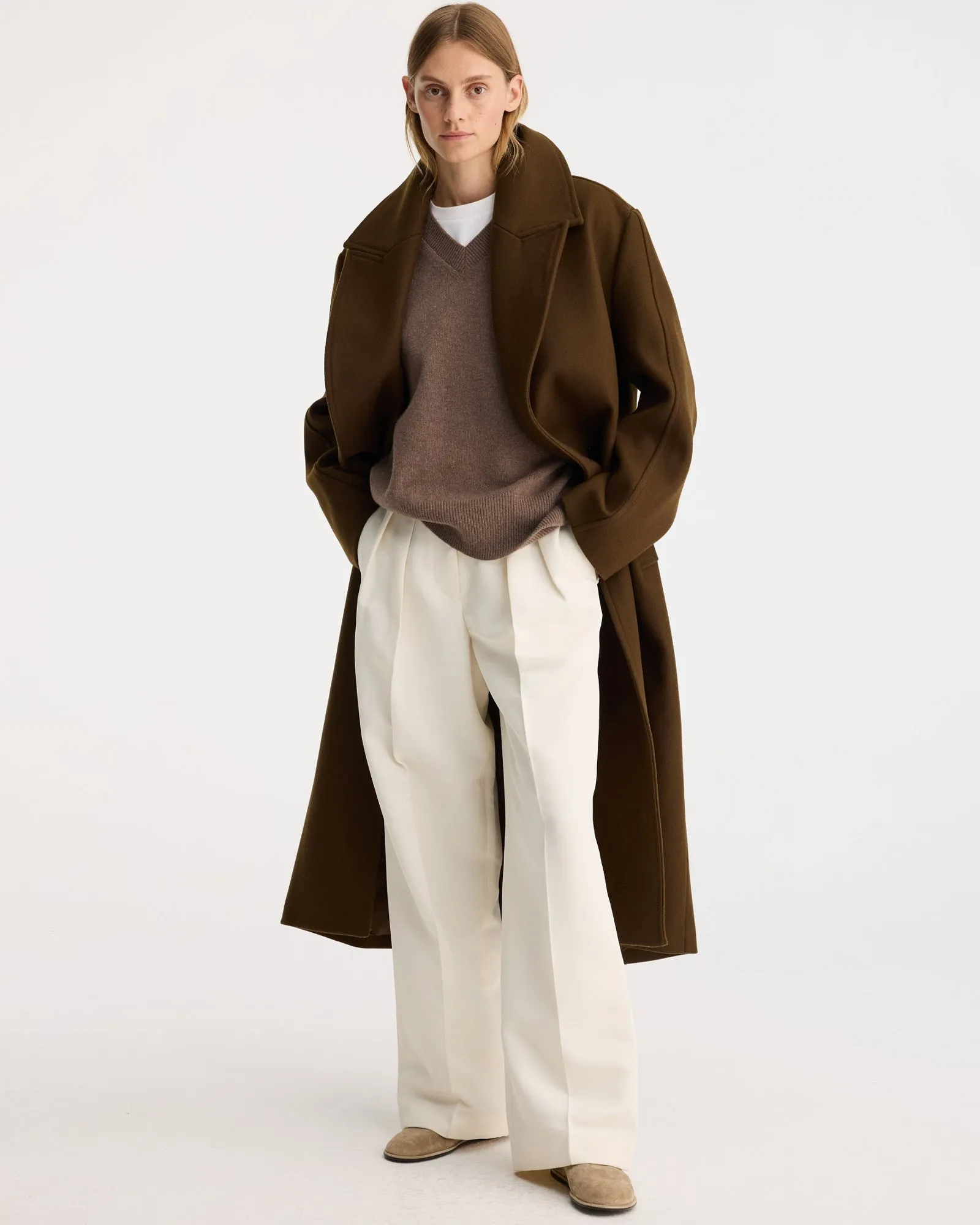 Oversized Double-Breasted Coat sold by TNT Fashion product image thumbnail 2