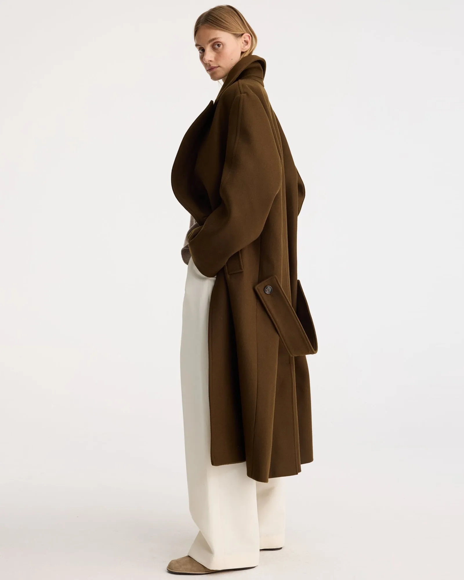 Oversized Double-Breasted Coat sold by TNT Fashion product image thumbnail 4