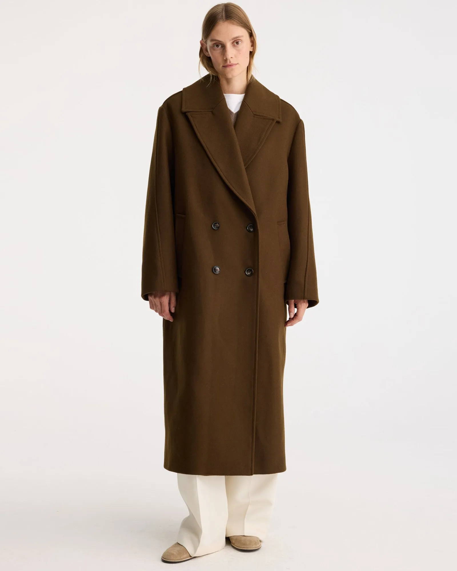 Oversized Double-Breasted Coat sold by TNT Fashion