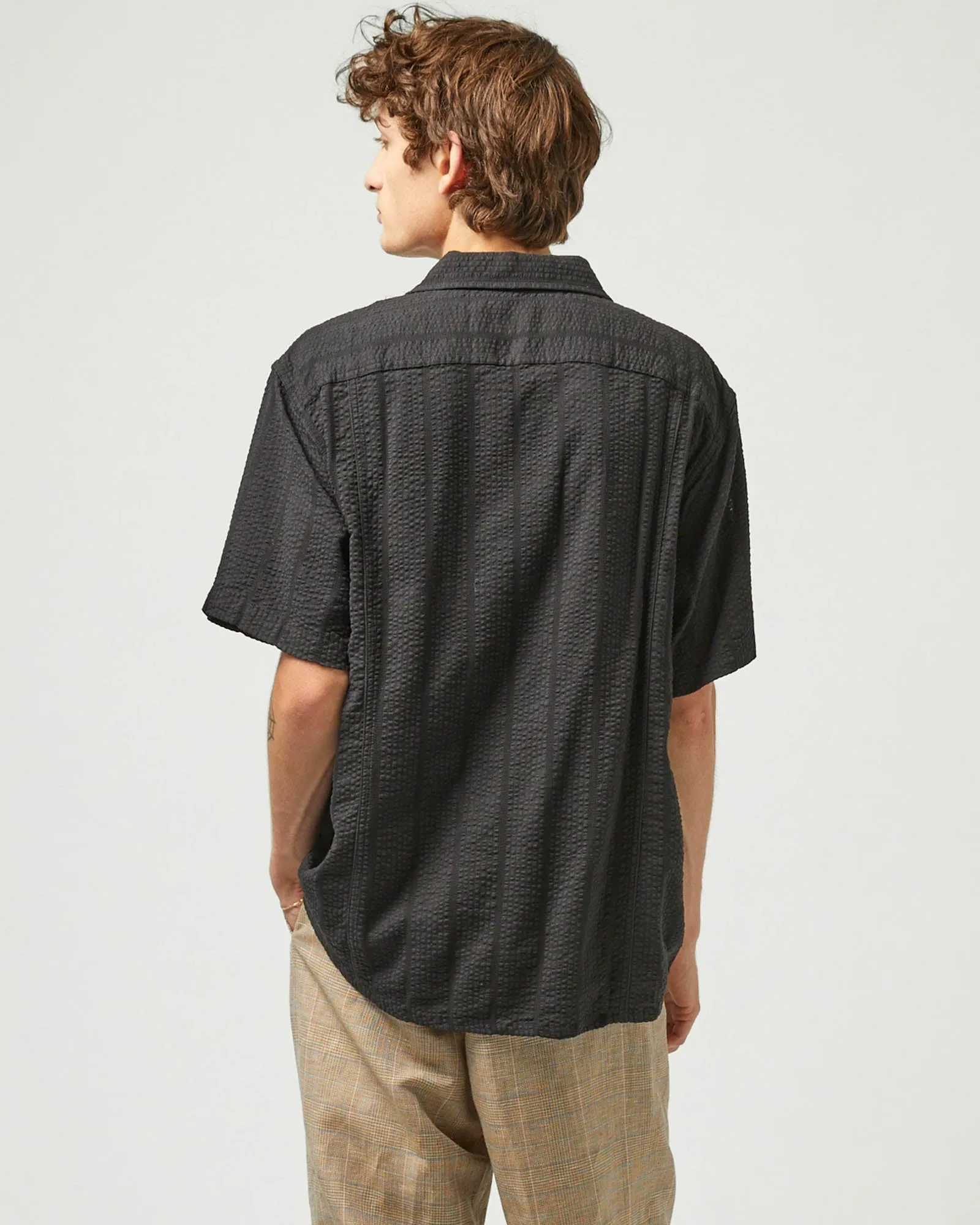 Stripe Seersucker T-Shirt sold by TNT Fashion product image thumbnail 3