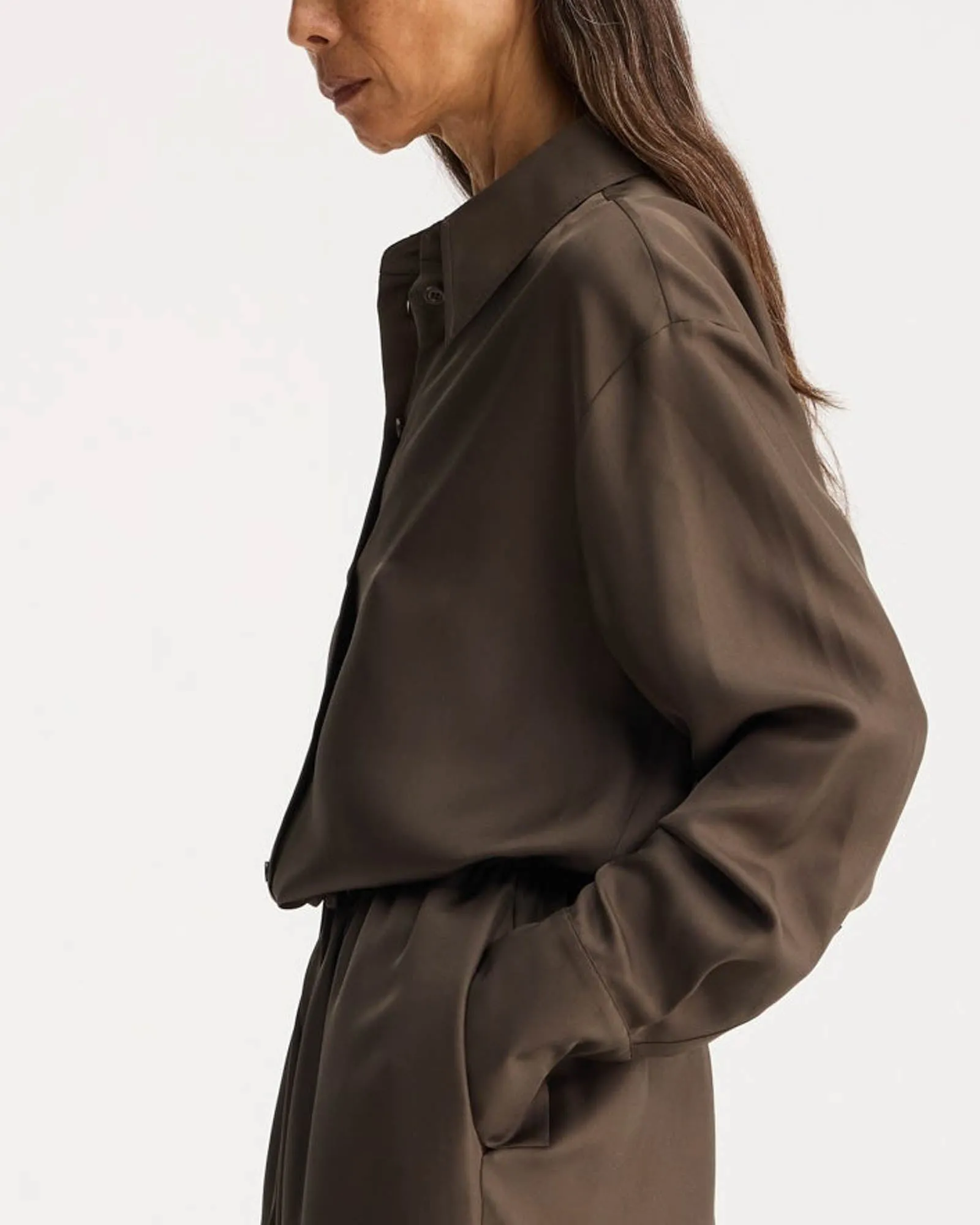 Oversized Silk Shirt sold by TNT Fashion product image thumbnail 5