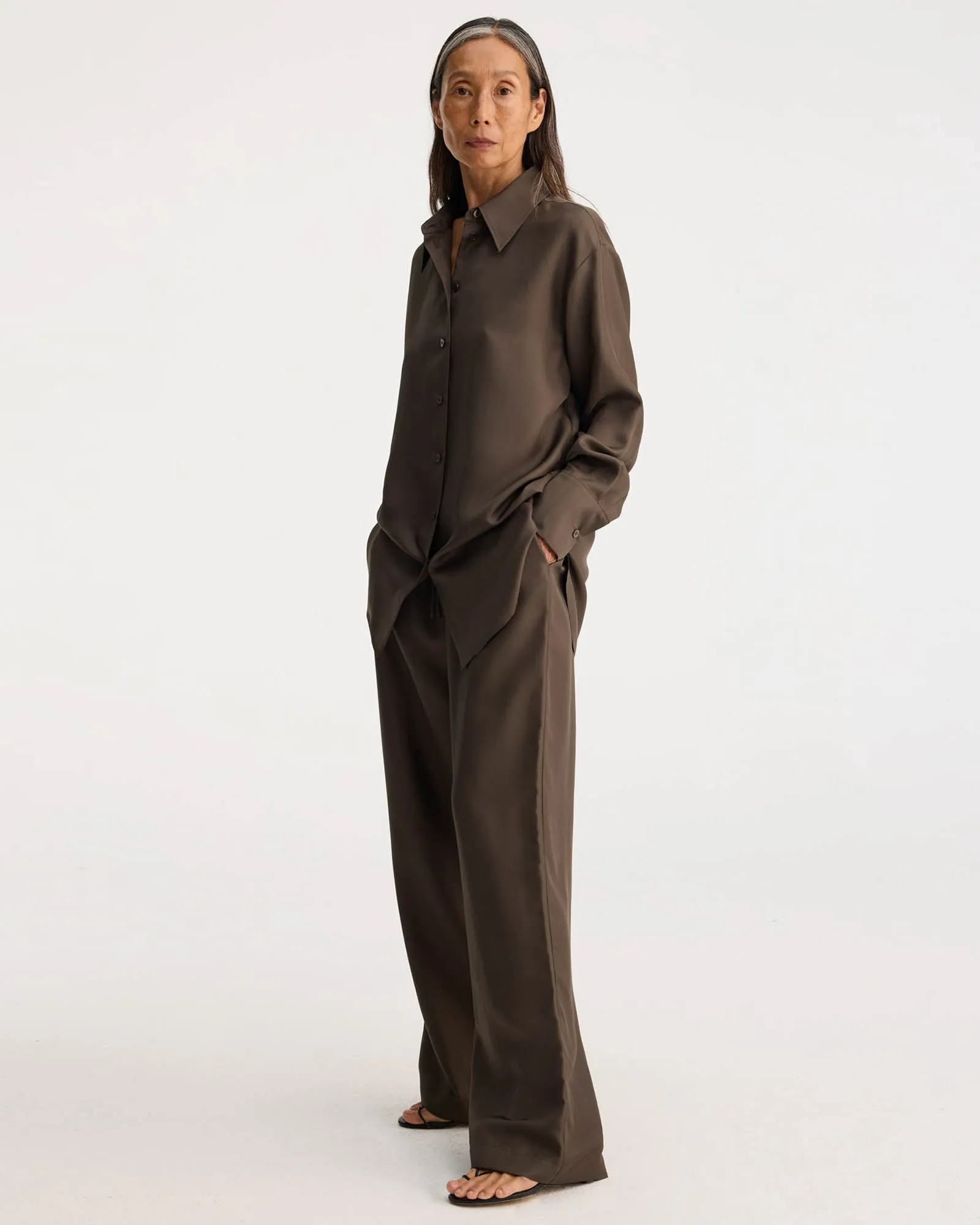 Oversized Silk Shirt sold by TNT Fashion product image thumbnail 4