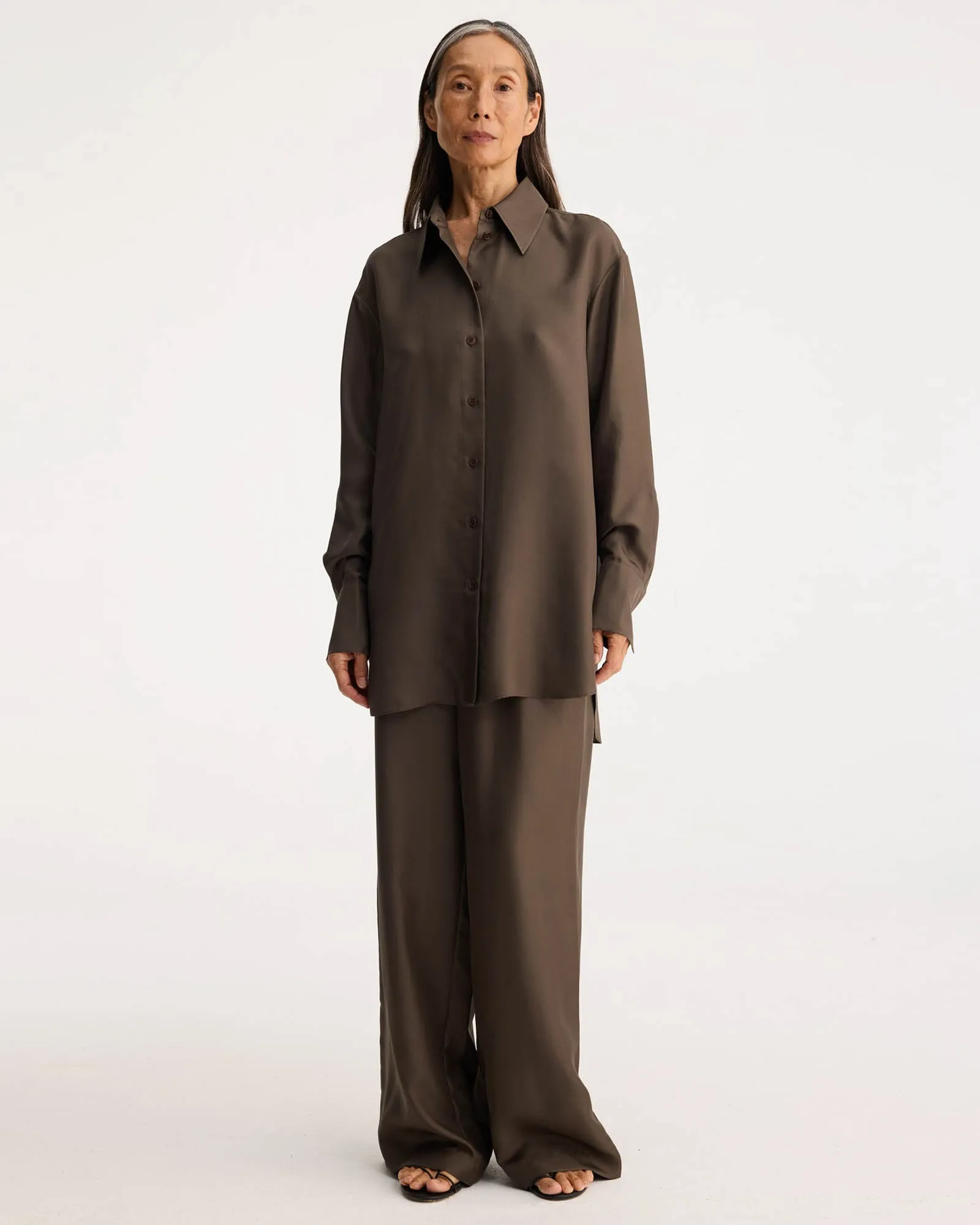 Oversized Silk Shirt sold by TNT Fashion product image thumbnail 2
