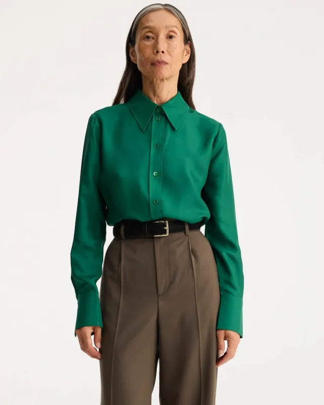 Fitted Silk Shirt sold by TNT Fashion