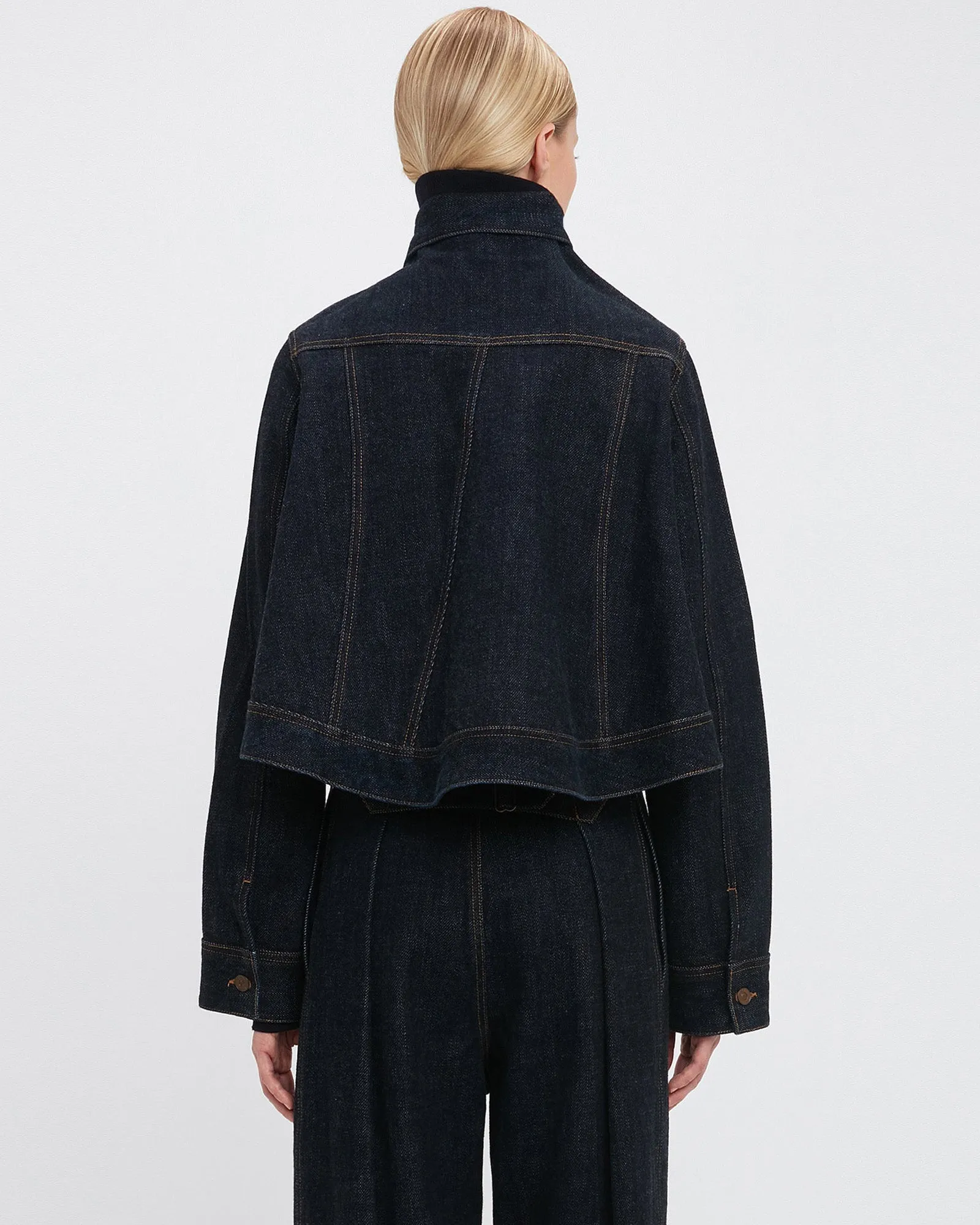 Crop Denim Jacket sold by TNT Fashion product image thumbnail 3