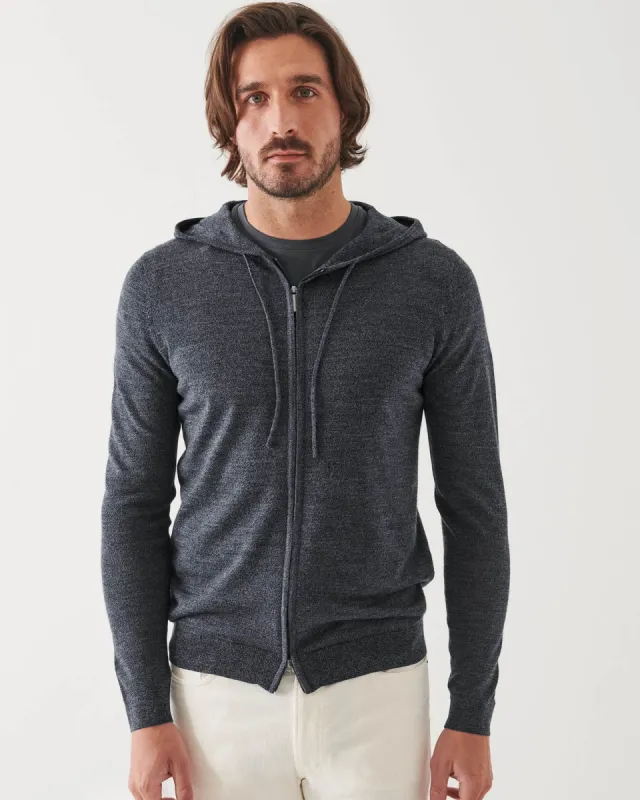 Merino Wool Full Zip Hoodie sold by TNT Fashion