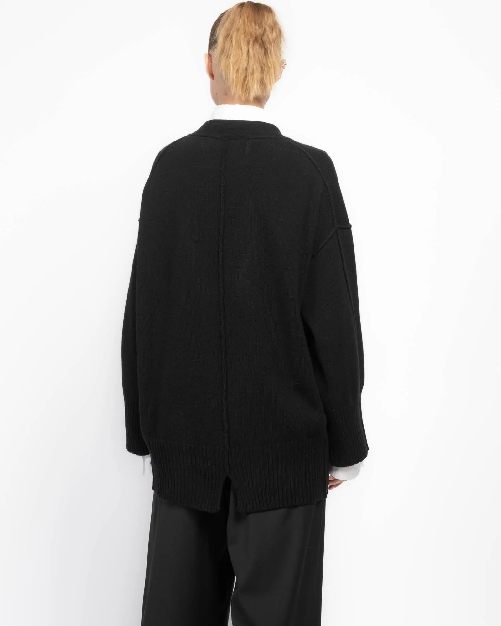 Oversized V-Neck Cardigan sold by TNT Fashion product image thumbnail 3