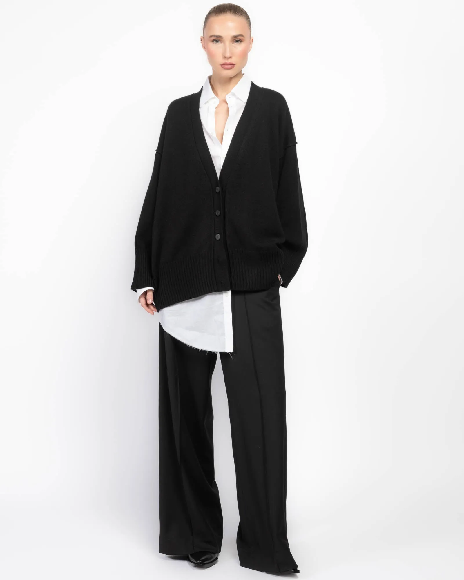 Oversized V-Neck Cardigan sold by TNT Fashion product image thumbnail 2