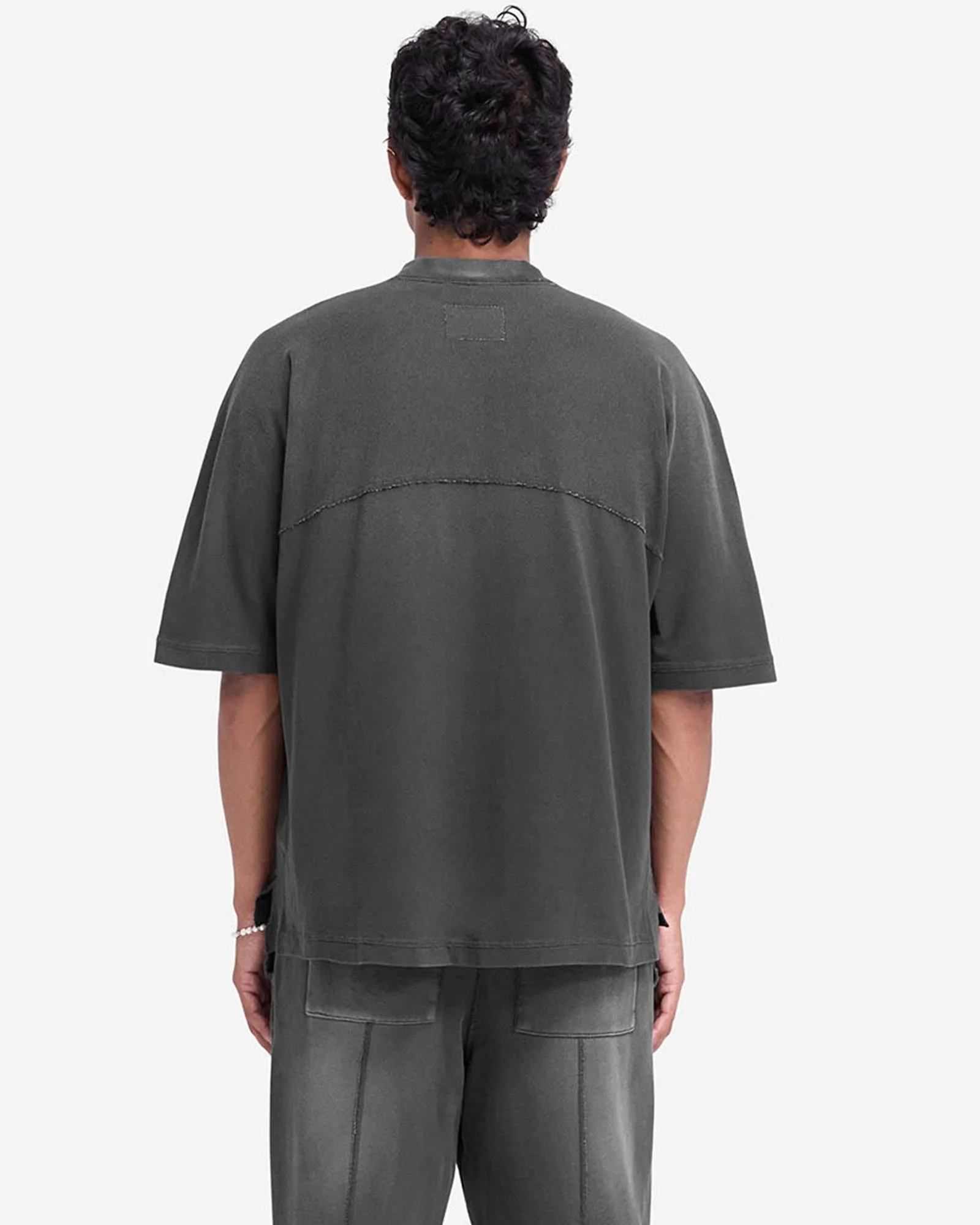 Stepped Hem T-Shirt sold by TNT Fashion product image thumbnail 3