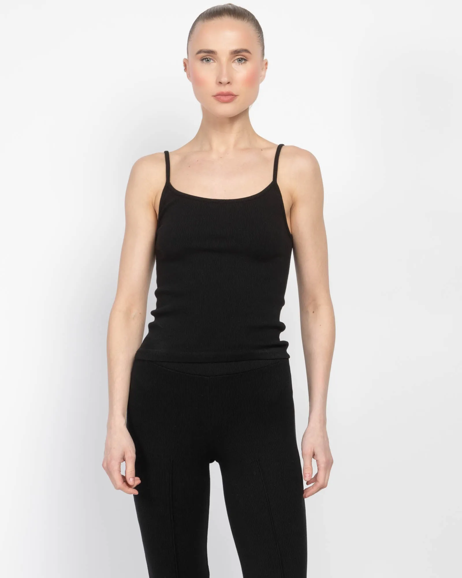 Rib Spaghetti Tank sold by TNT Fashion