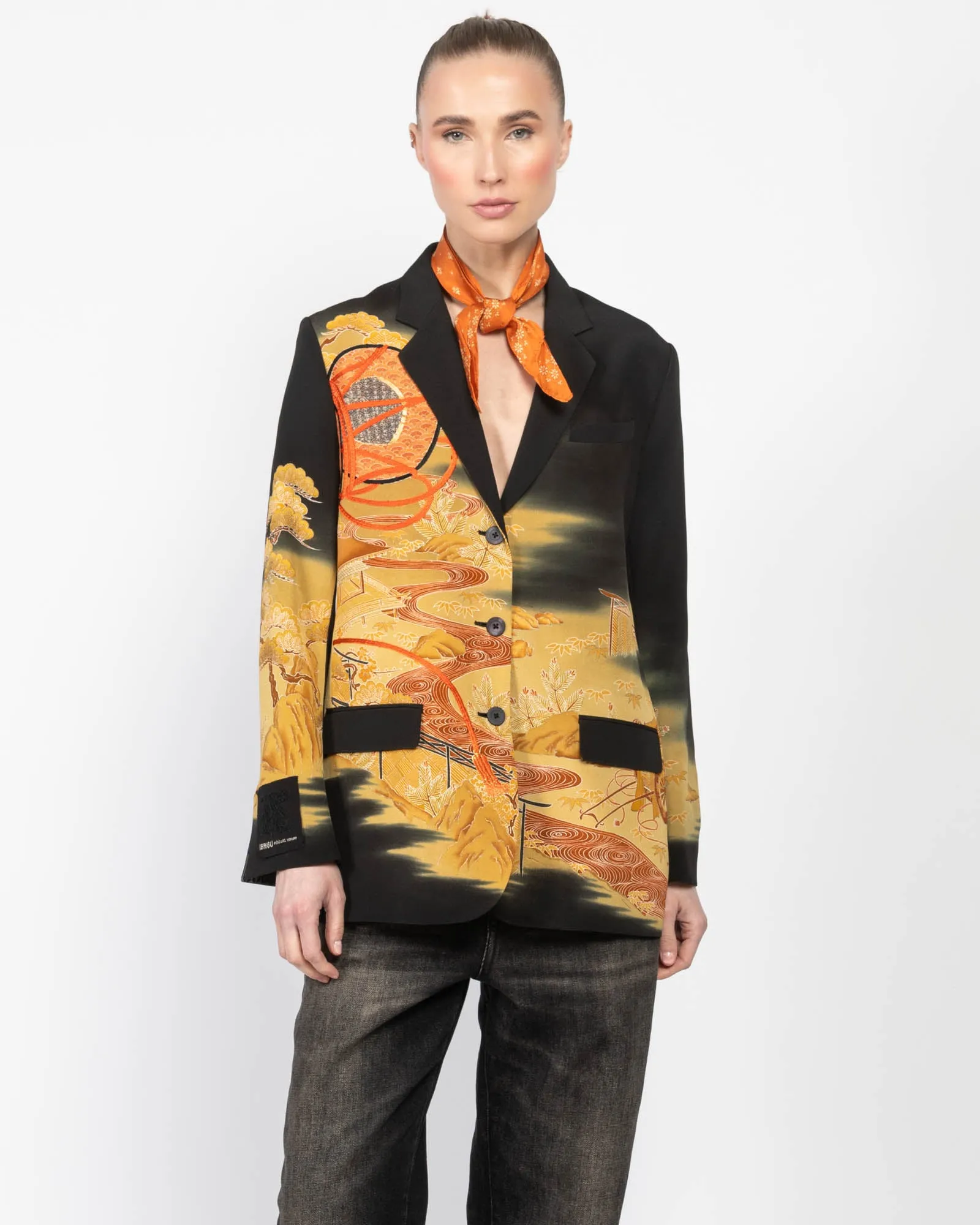 3 Button Kimono Jacket sold by TNT Fashion