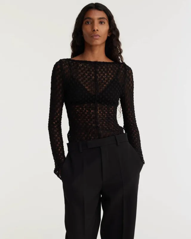 Lace Long Sleeve Top sold by TNT Fashion