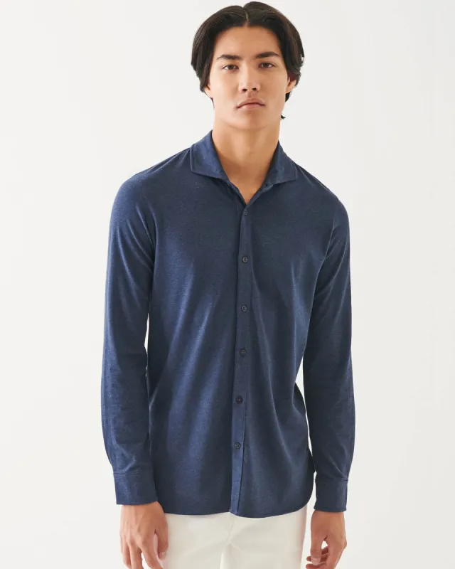 Long Sleeve Over-Dye Button Front Shirt sold by TNT Fashion