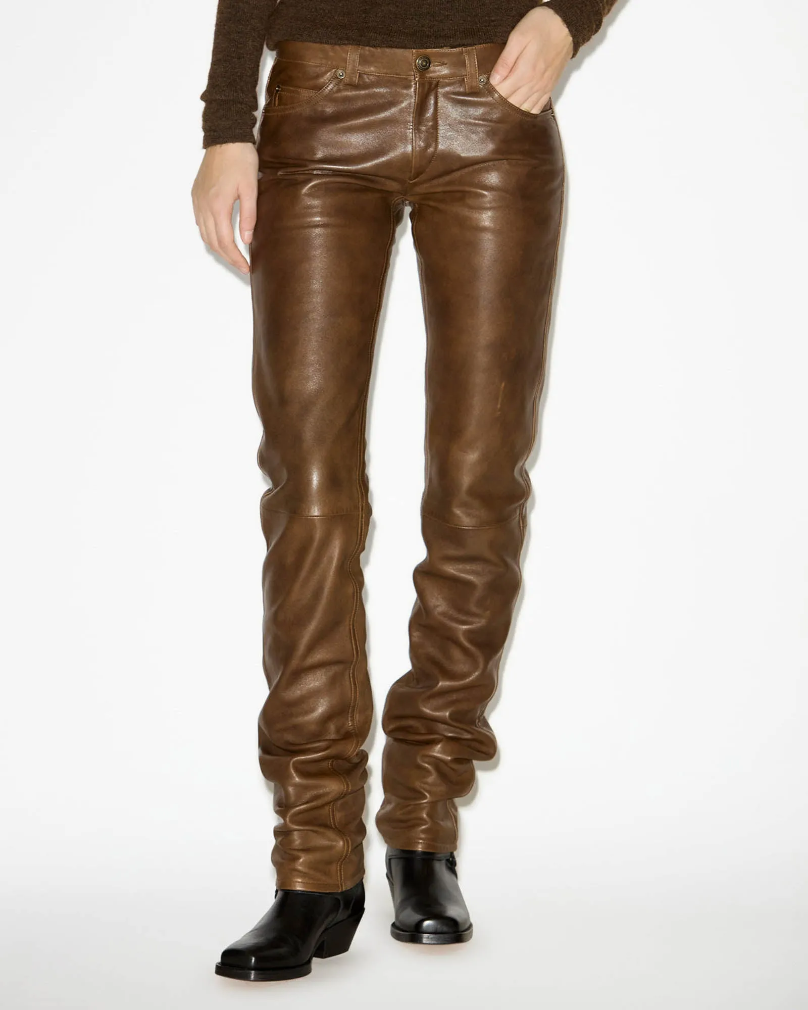 Dolena Leather Pants sold by TNT Fashion