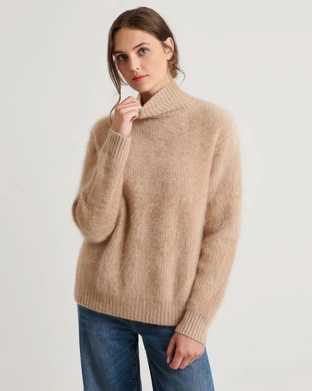 Brushed Cashmere Turtleneck sold by TNT Fashion