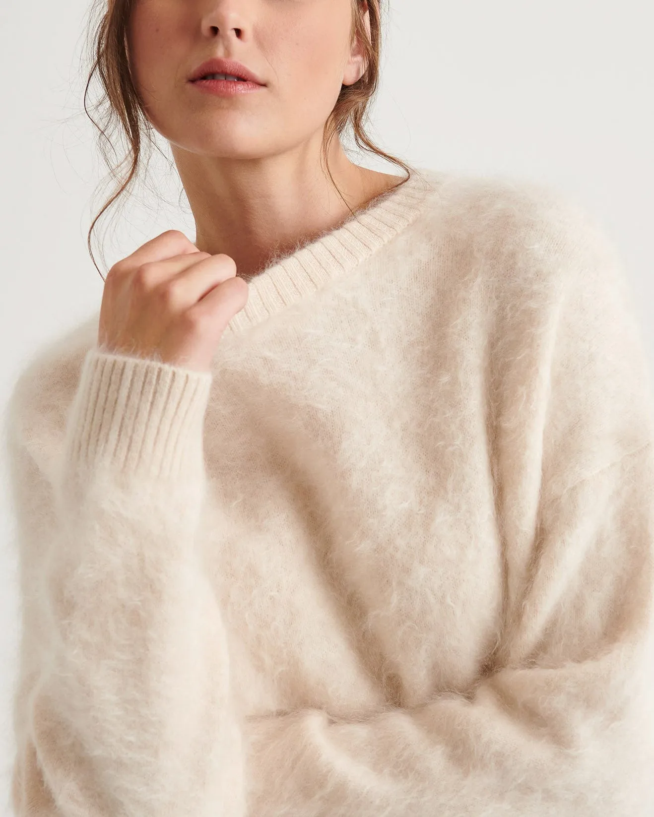 Brushed Cashmere Crewneck sold by TNT Fashion product image thumbnail 3