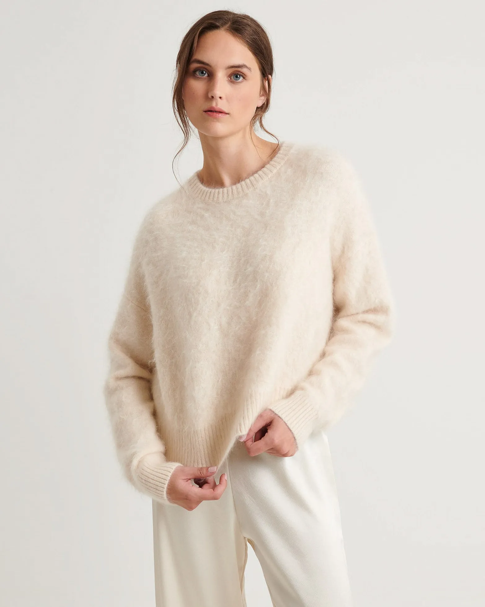 Brushed Cashmere Crewneck sold by TNT Fashion