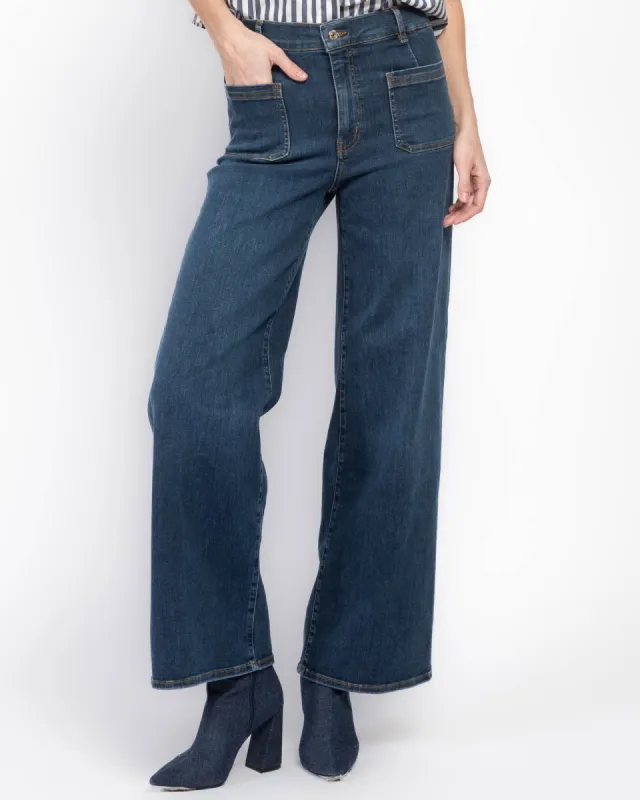 Slim Palazzo Bardot Jeans sold by TNT Fashion