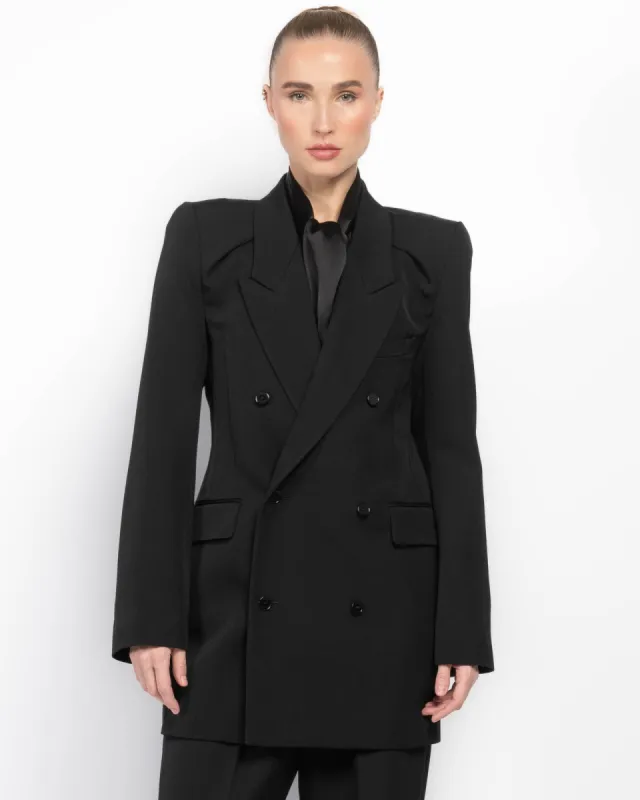 Double Breasted Collarbone Jacket sold by TNT Fashion