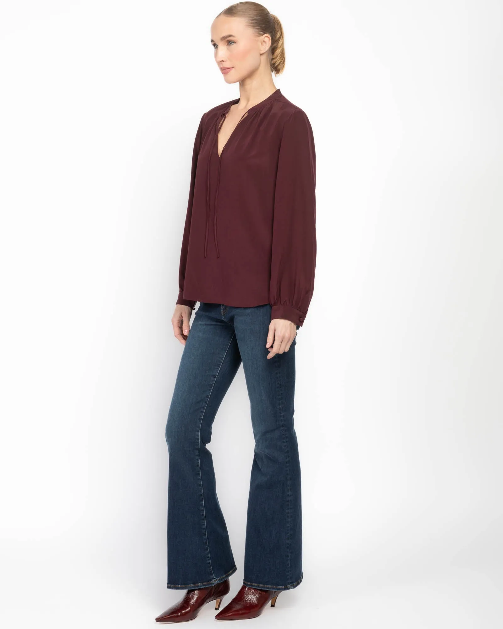 Shirred Tie Front Top sold by TNT Fashion product image thumbnail 4