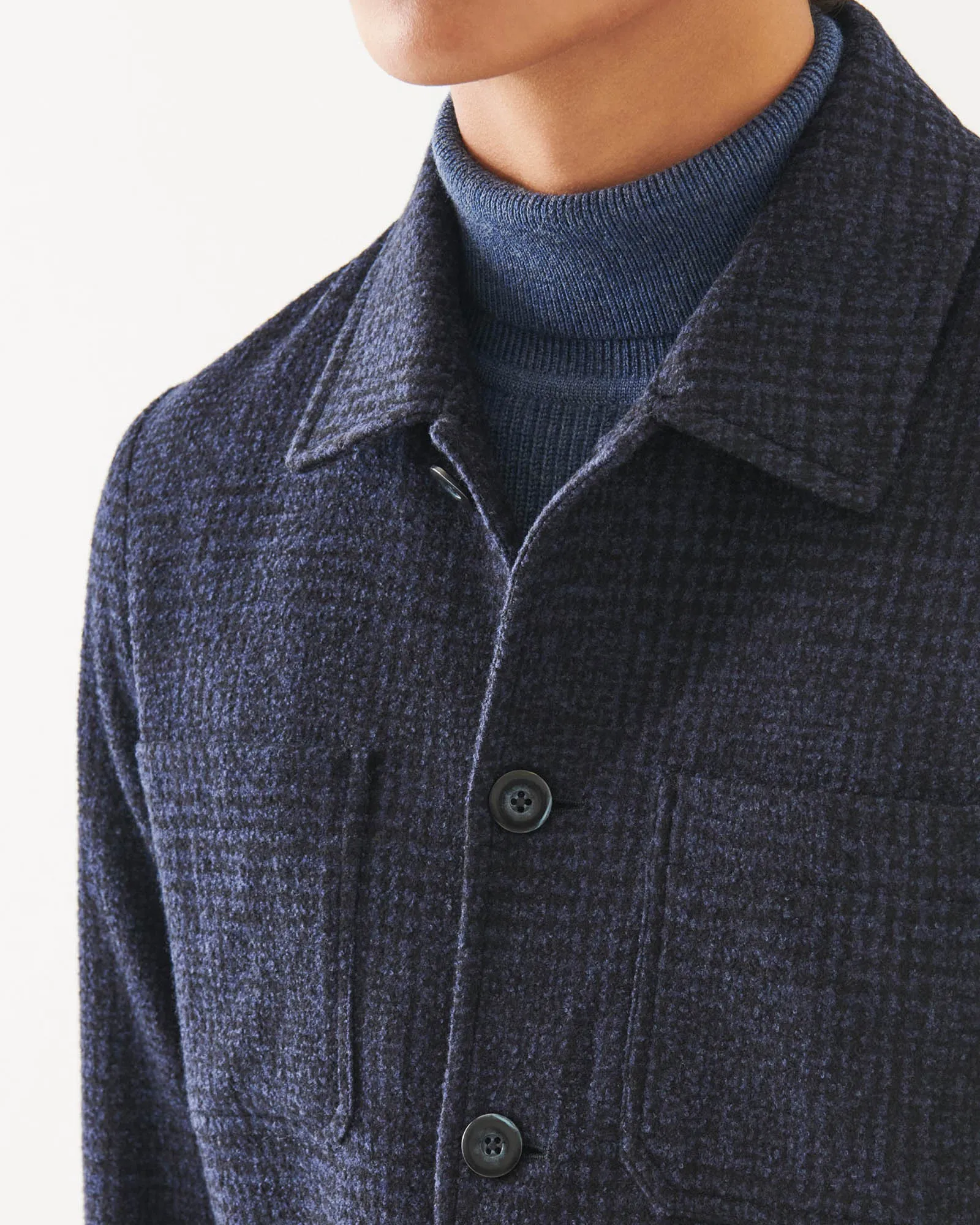 Glen Plaid Shirt Jacket sold by TNT Fashion product image thumbnail 4