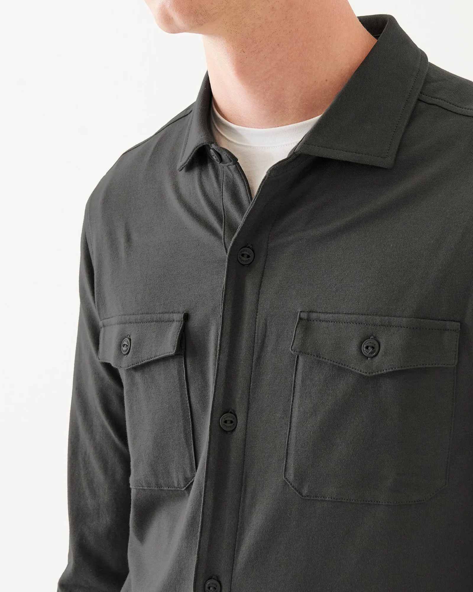 Long Sleeve Flap Pocket Overshirt sold by TNT Fashion product image thumbnail 4