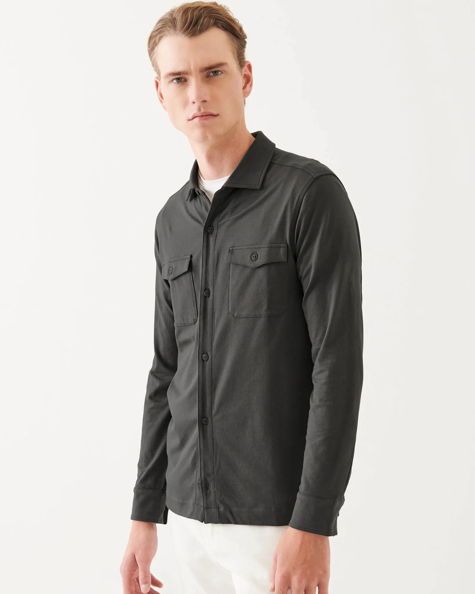 Long Sleeve Flap Pocket Overshirt sold by TNT Fashion product image thumbnail 3