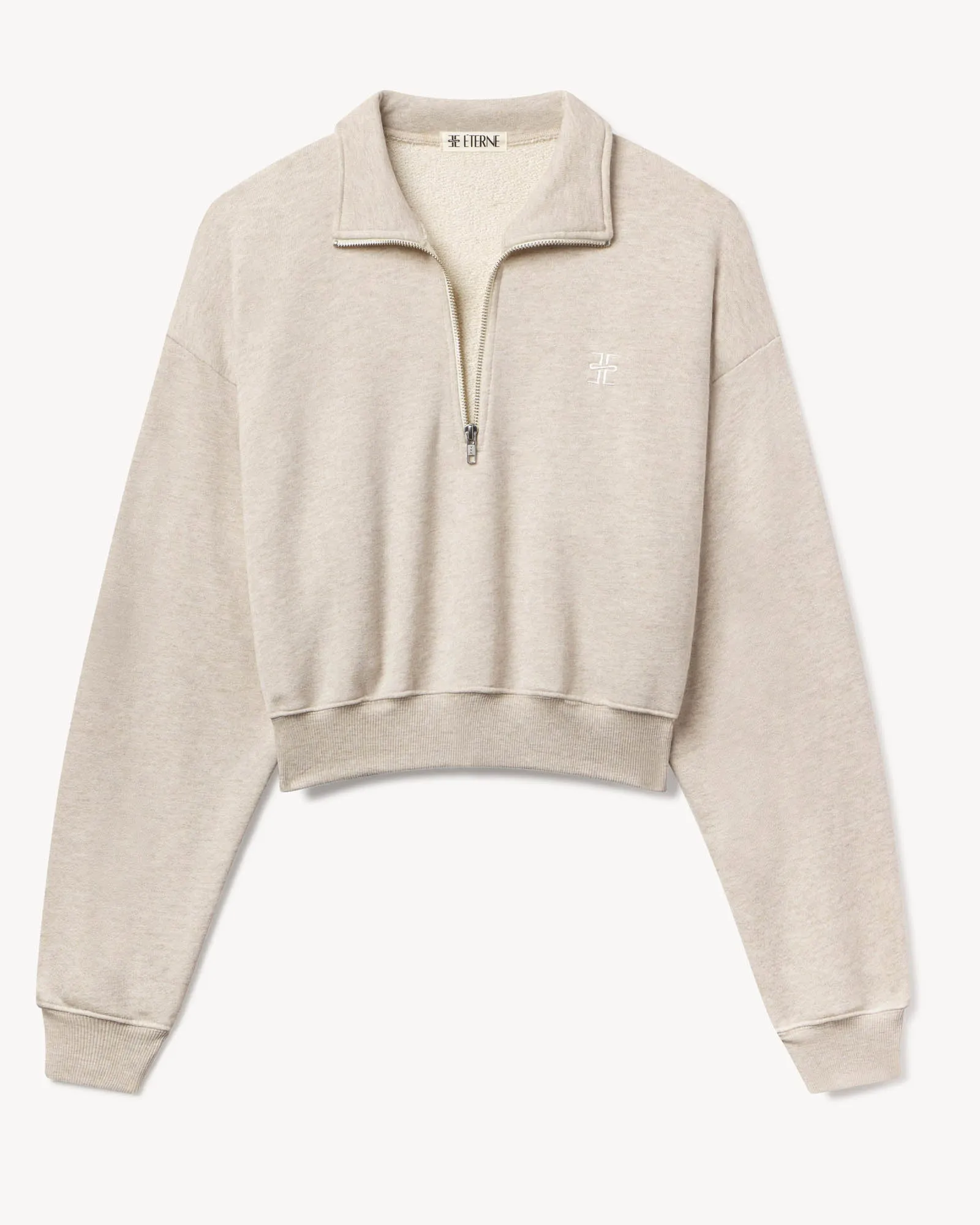 Crop Half-Zip Sweatshirt sold by TNT Fashion product image thumbnail 4