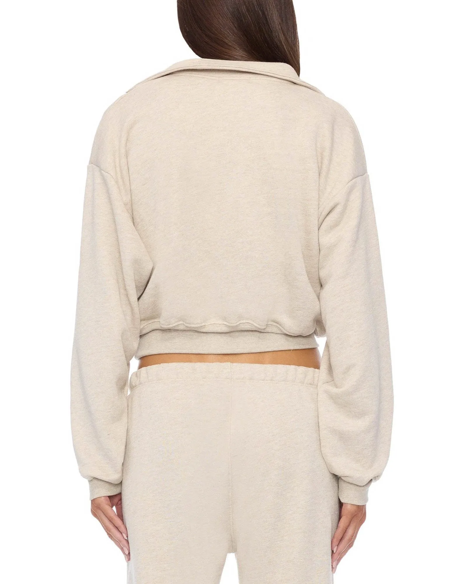 Crop Half-Zip Sweatshirt sold by TNT Fashion product image thumbnail 2