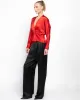 Long Sleeve Wrap Blouse sold by TNT Fashion
