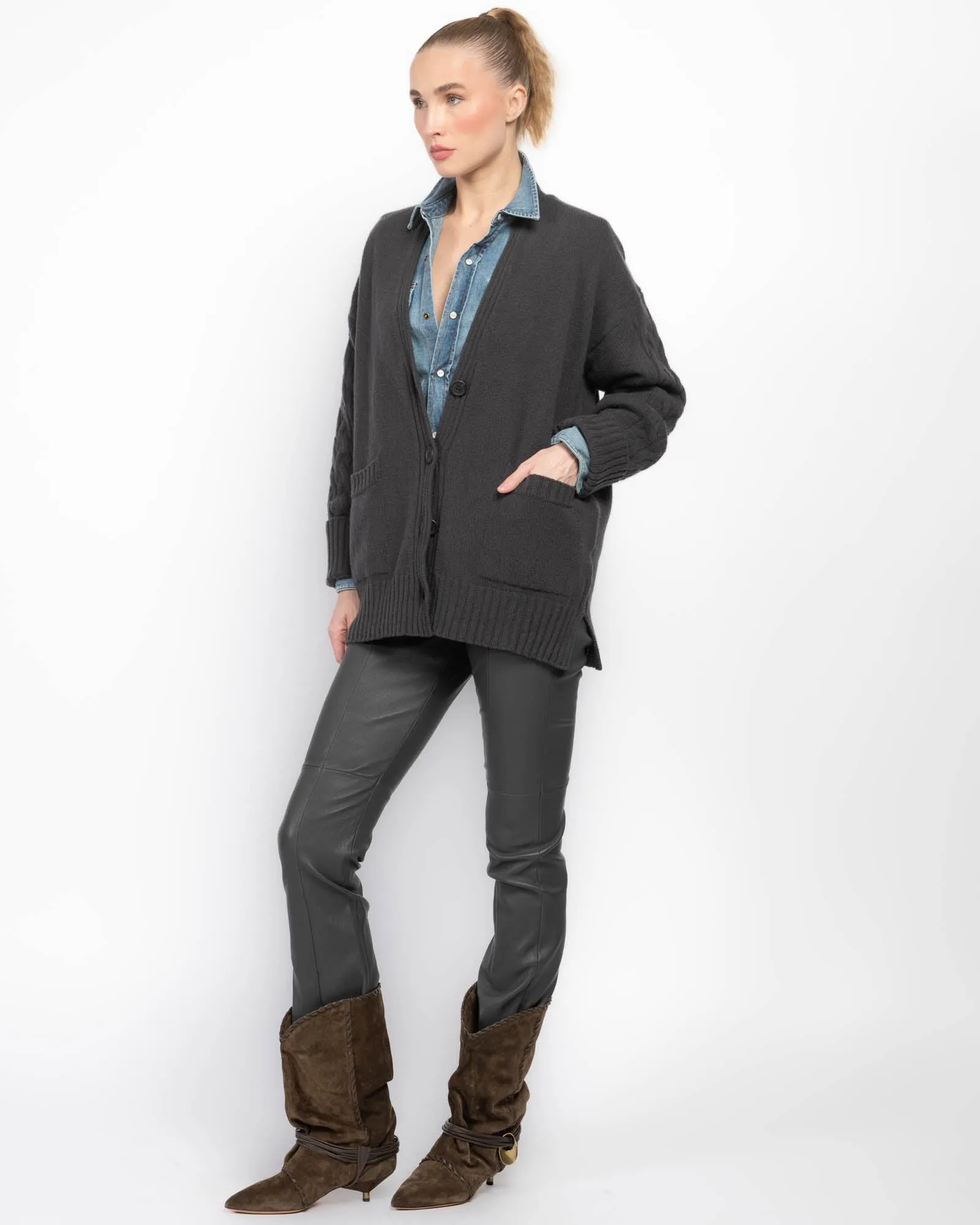 Boyfriend Cardigan sold by TNT Fashion product image thumbnail 4