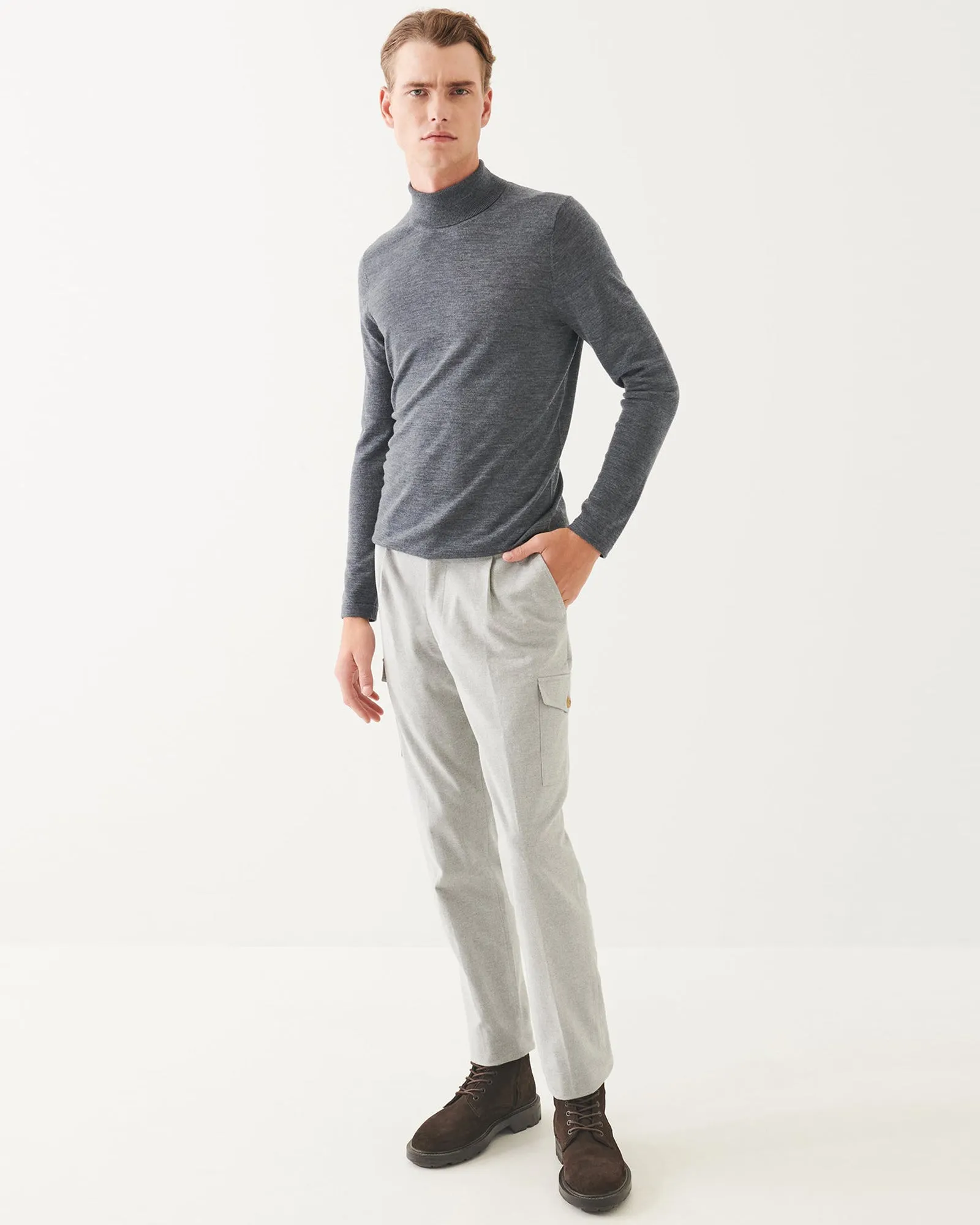 Flannel Slim Cargo Pants sold by TNT Fashion product image thumbnail 2